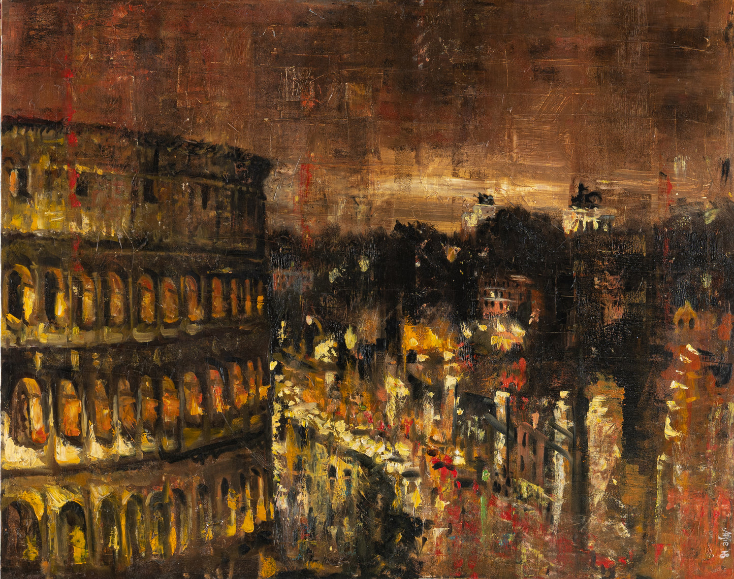 ROMA SU CIELO DI PRAGA